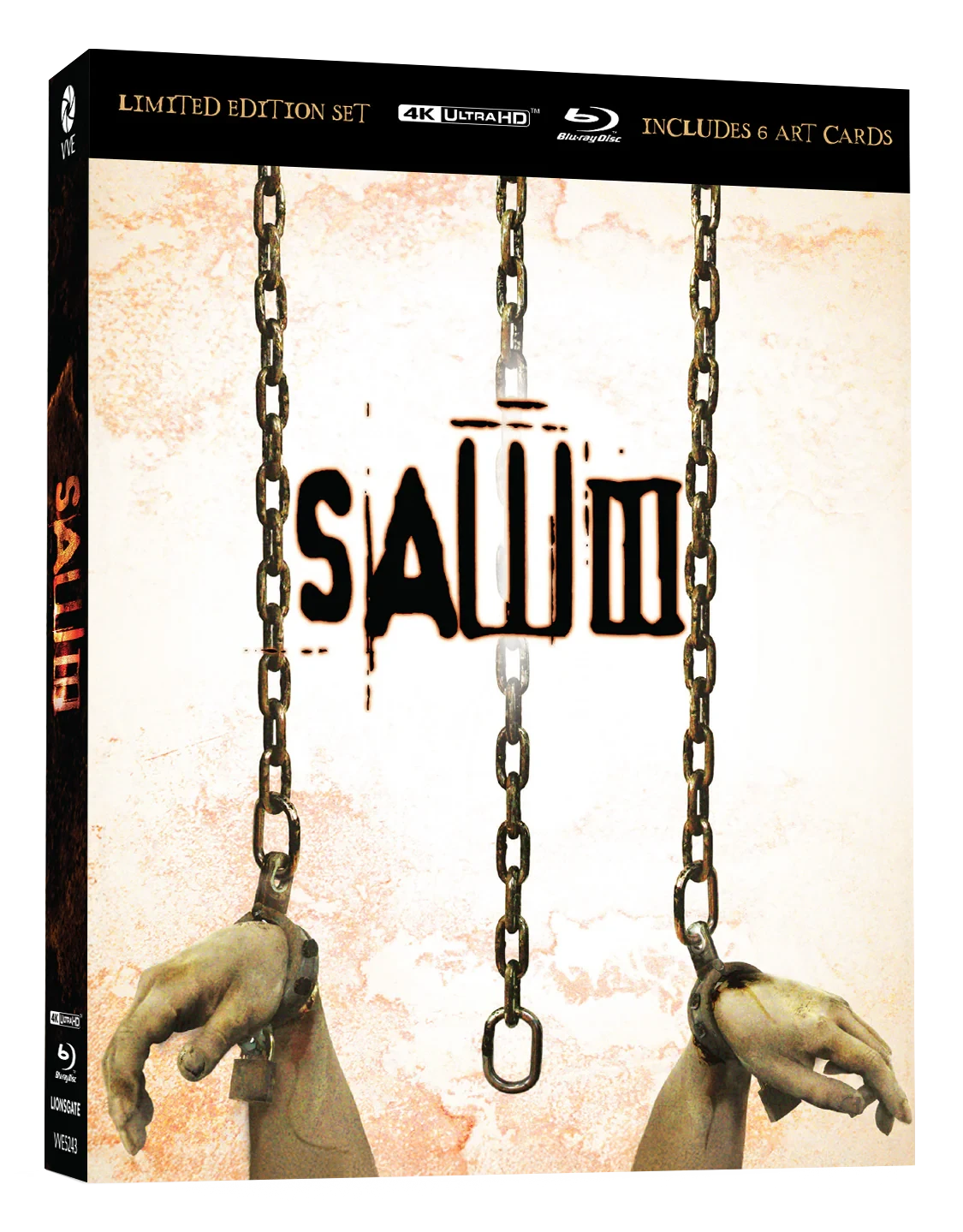 Front cover of Saw III (2006) Limited Edition Lenticular Hardcase [4K Ultra HD + Blu-ray] (Australian Import)