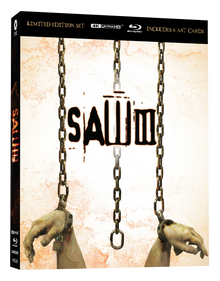 Front cover of Saw III (2006) Limited Edition Lenticular Hardcase [4K Ultra HD + Blu-ray] (Australian Import)