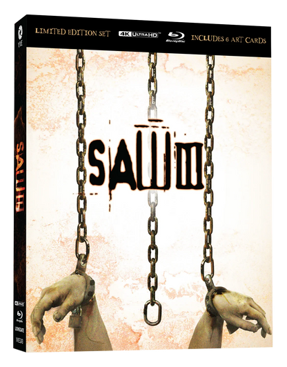 Front cover of Saw III (2006) Limited Edition Lenticular Hardcase [4K Ultra HD + Blu-ray] (Australian Import)