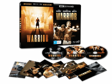 Box contents of Warrior (2011) Limited Edition Lenticular Hardcase [4K Ultra HD + Blu-ray] (Australian Import)