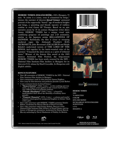 Back cover of Heroic Times [Blu-ray]
