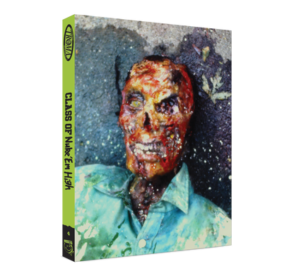 Back slipcover of Class of Nuke ‘Em High [Region Free Blu-ray]