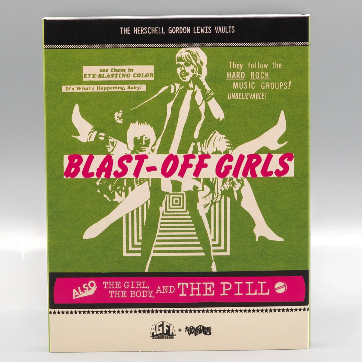 Front slipcover of Blast-Off Girls + The Girl, The Body, and the Pill [Blu-ray]