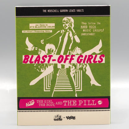 Front slipcover of Blast-Off Girls + The Girl, The Body, and the Pill [Blu-ray]
