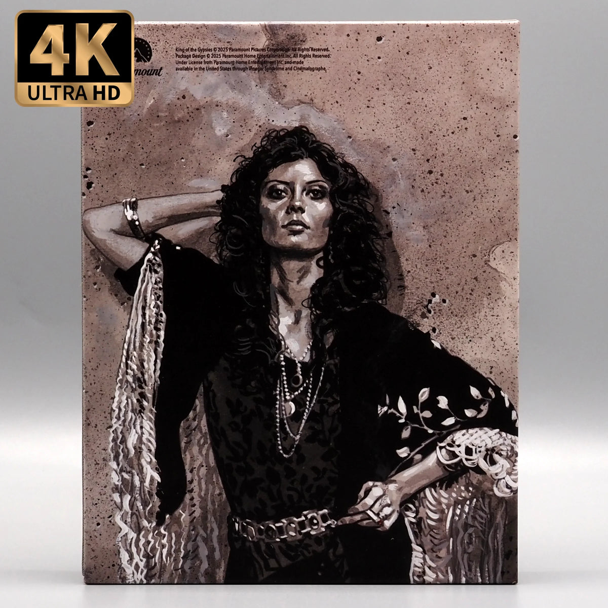 Back slipcase 2 of King of the Gypsies [4K Ultra HD + Blu-ray Set]