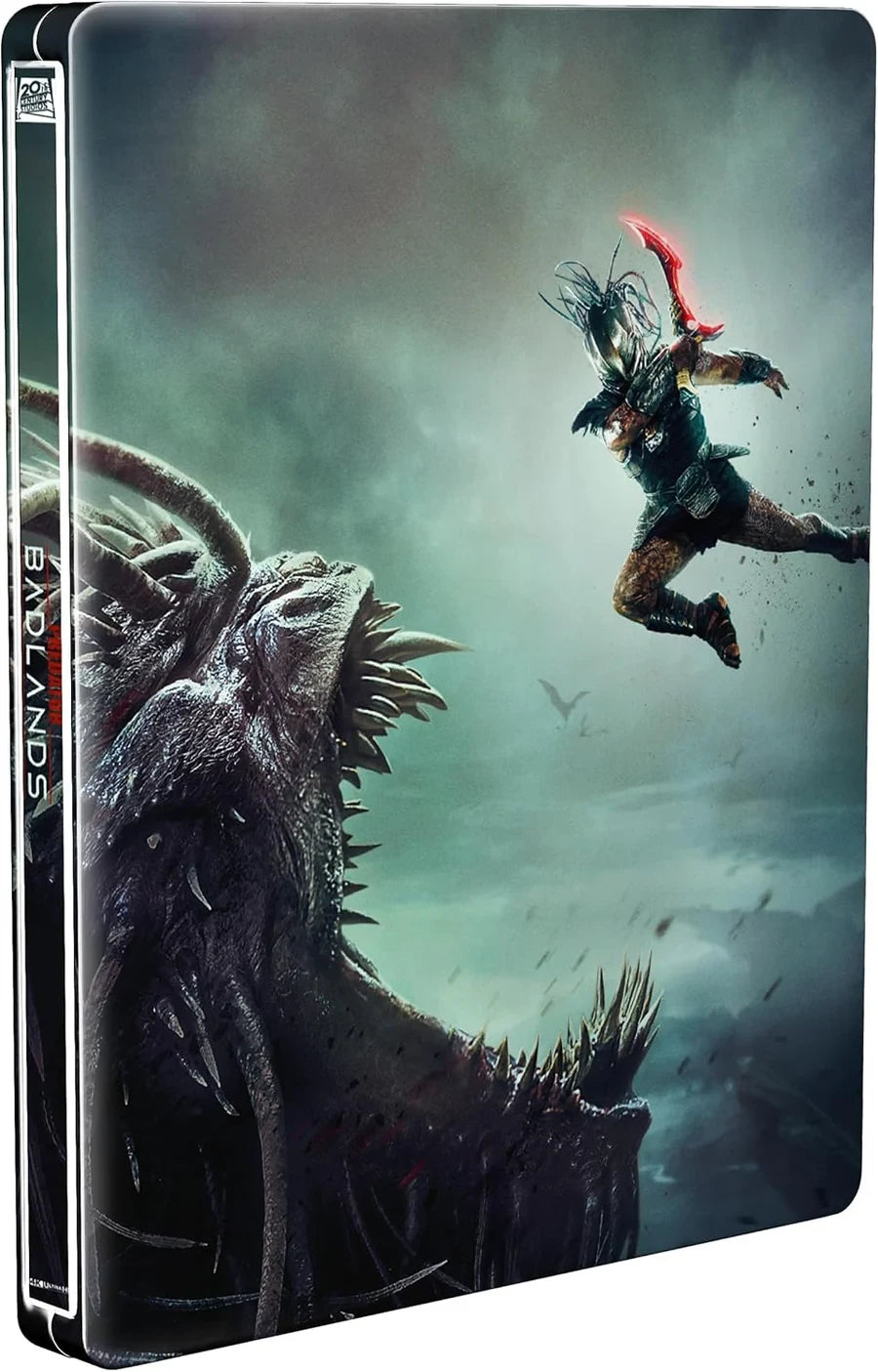 Back cover of Predator: Badlands Limited Edition Steelbook (UK Import) [4K Ultra HD + Region B Blu-ray]