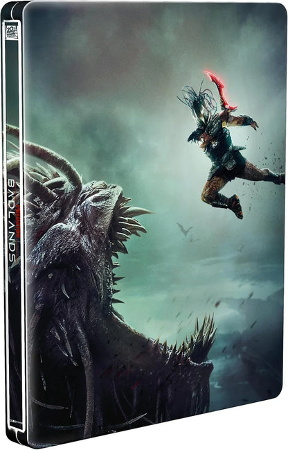 Back cover of Predator: Badlands Limited Edition Steelbook (UK Import) [4K Ultra HD + Region B Blu-ray]