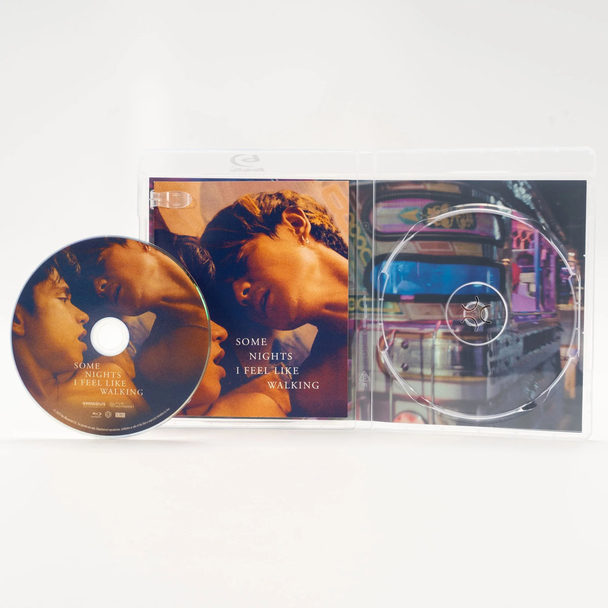 Open case showing disc art of Some Nights I Feel Like Walking Limited Edition [Blu-ray]