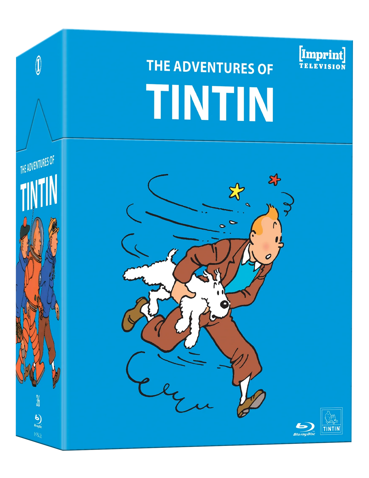 Front cover of Adventures of TinTin: Complete Collection Limited Edition Hardbox [Blu-ray] (Australian Import)