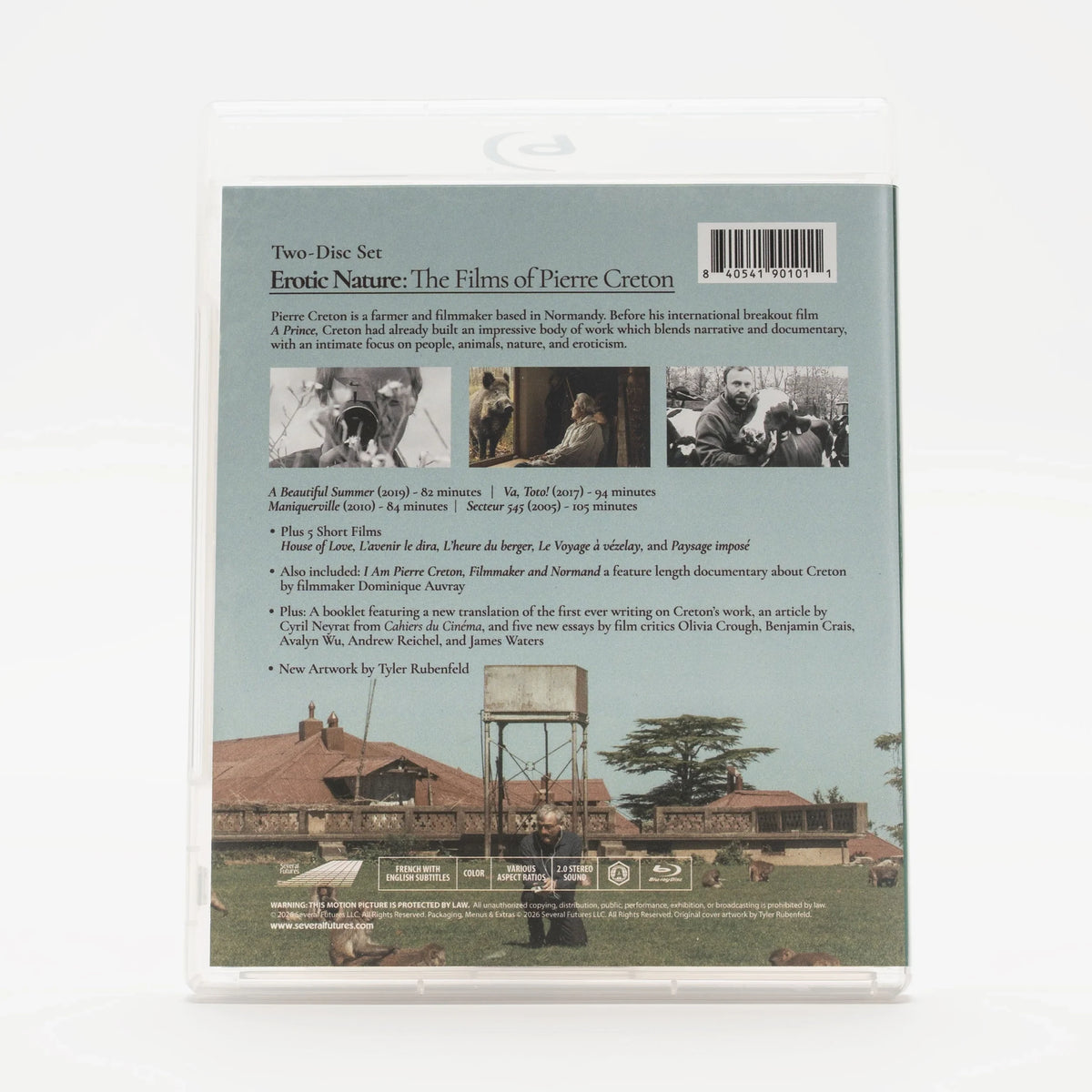 Back case of Erotic Nature: The Films of Pierre Creton Limited Edition [Blu-ray]