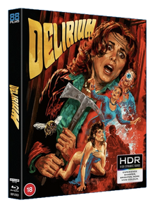 Front cover of Delirium (1987) Limited Edition (UK Import) [4K Ultra HD + Region B Blu-ray]