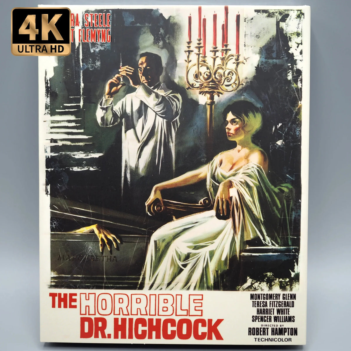 Front slipcover of The Horrible Dr. Hichcock [4K Ultra HD + Blu-ray Set]