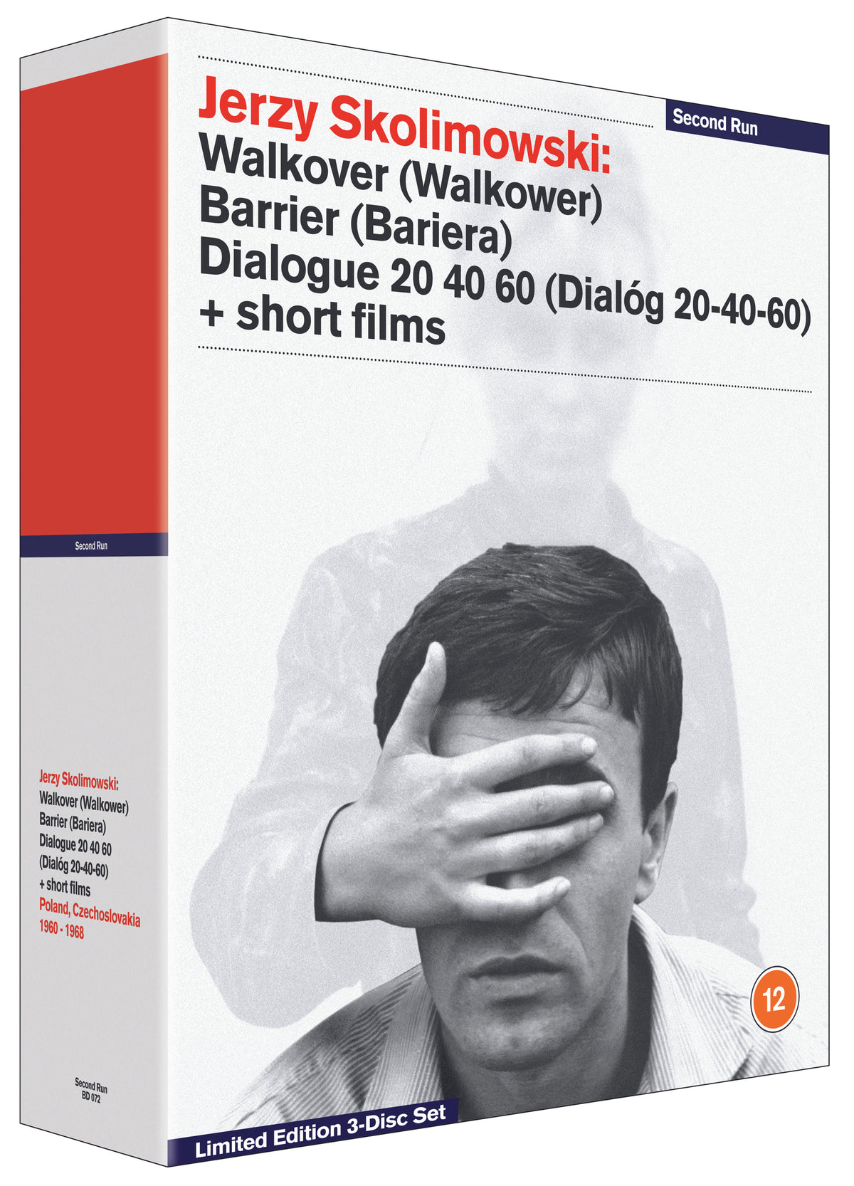 Front cover of Jerzy Skolimowski: Walkover/Barrier/Dialogue... (UK Imp.) [Region Free Blu-ray]