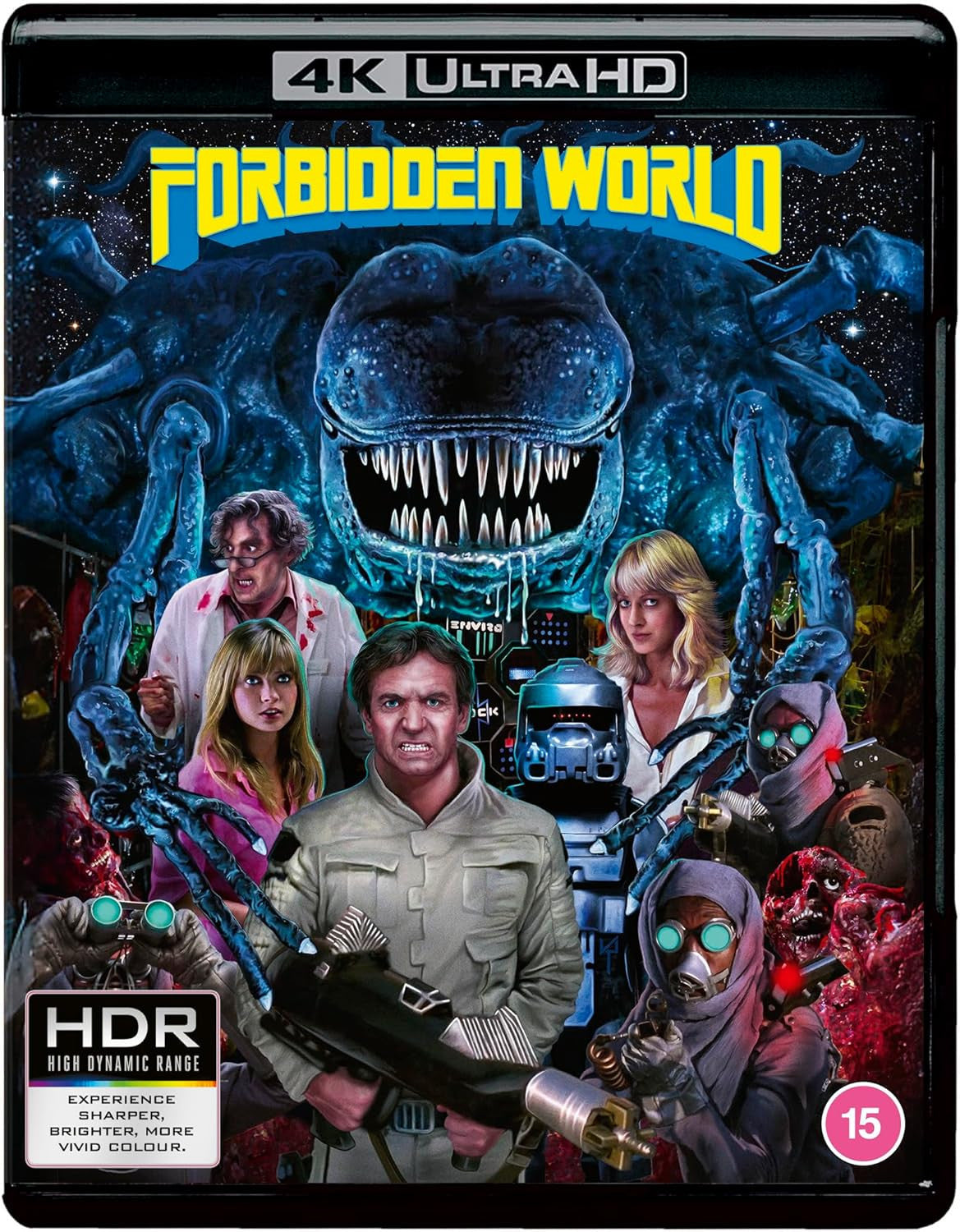 Front case of Forbidden World (UK Import) [4K Ultra HD + Region B Blu-ray]