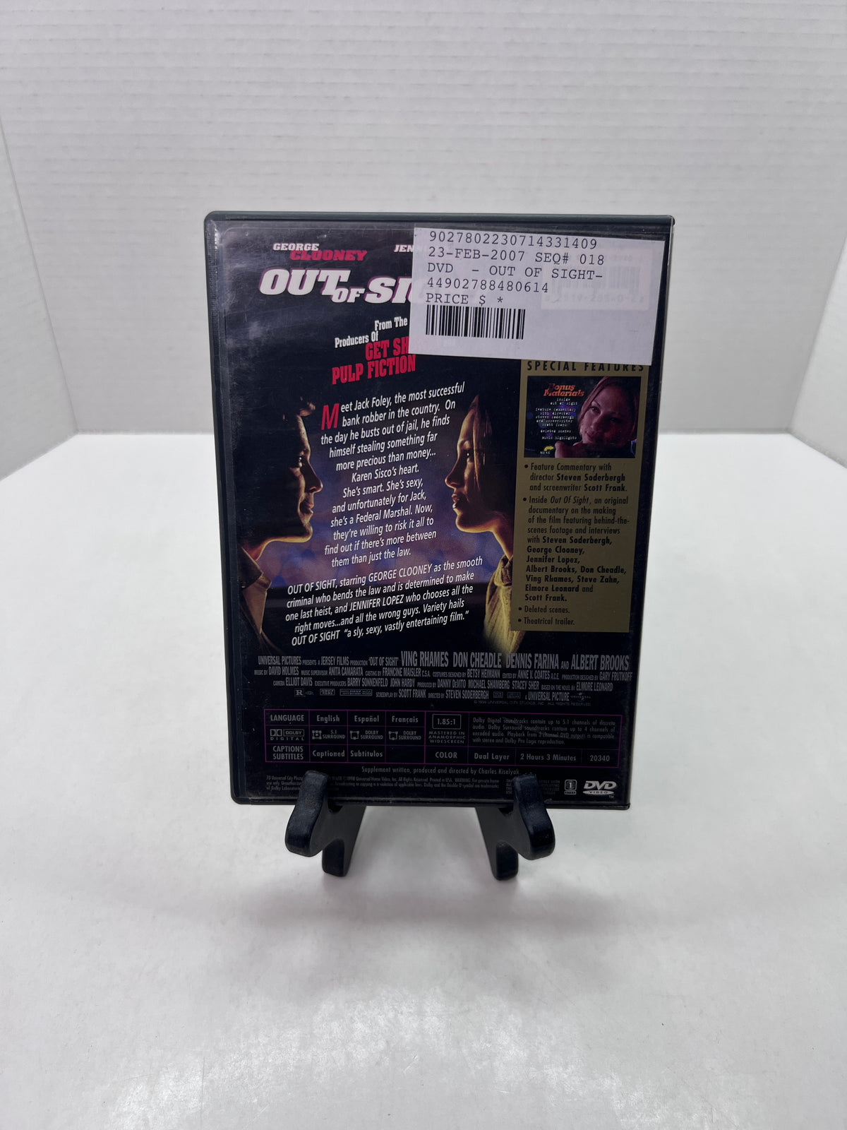 Back cover of Pre-Owned | Out of Sight [DVD]