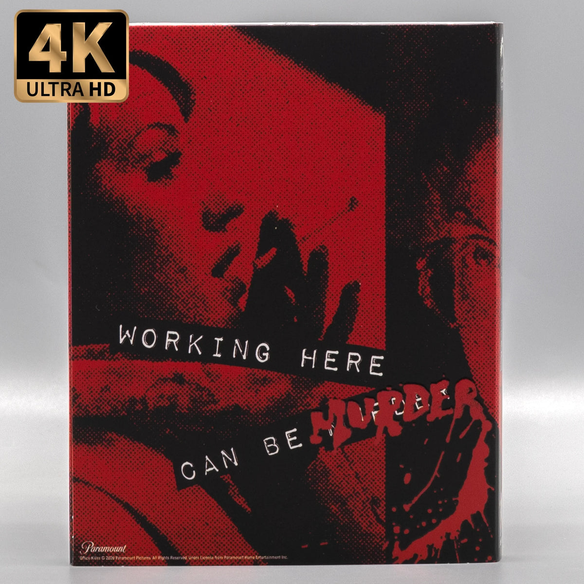 Back slipcover of Office Killer [4K Ultra HD + Blu-ray]