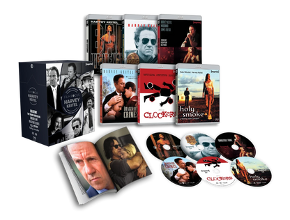 Box contents of Film Focus: Harvey Keitel (1992 - 1999) Limited Edition Hardbox [Blu-ray] (Australian Import)