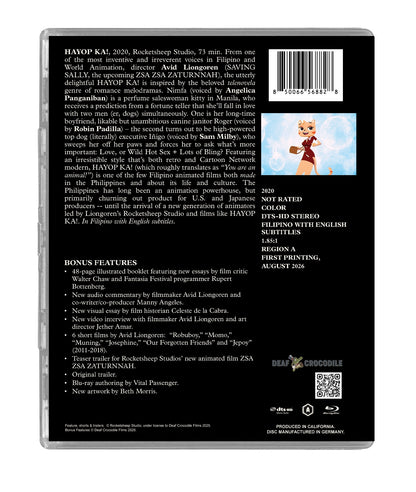 Back cover of Hayop Ka! Standard Edition [Blu-ray]