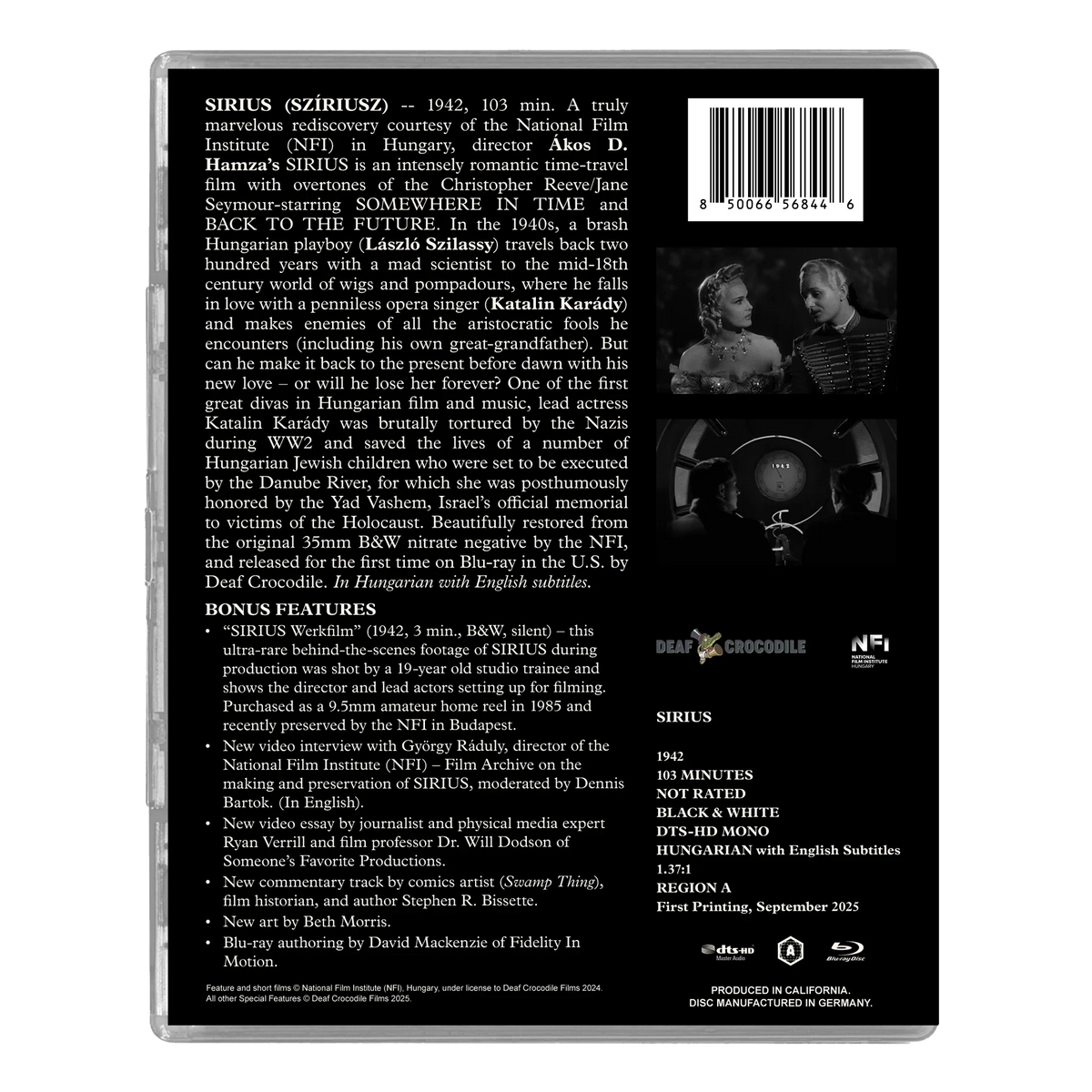 Back case of Sirius Deluxe Limited Edition [Blu-ray]