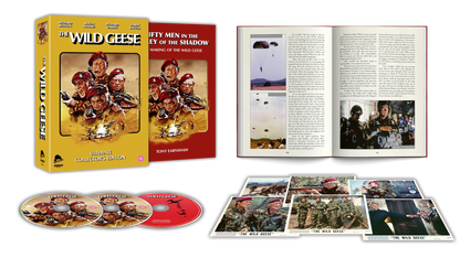 Box contents of The Wild Geese Collector's Edition (UK Import) [4K Ultra HD + Blu-ray]