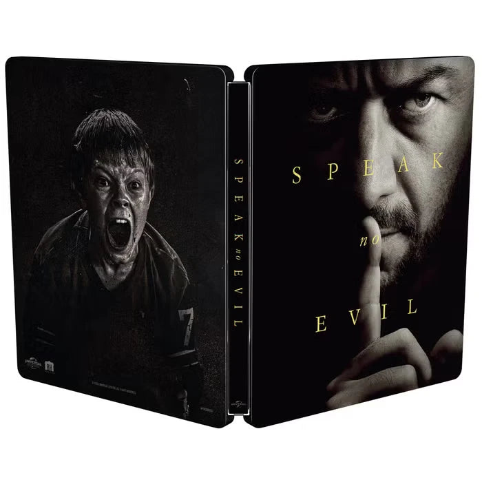 Full cover of Speak No Evil Limited Edition Steelbook (UK Import) [4K Ultra HD + Region B Blu-ray]