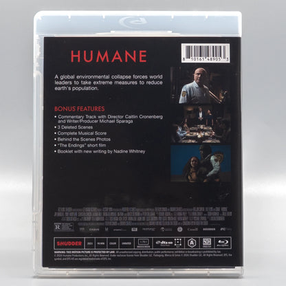 Back case of Humane [Blu-ray]