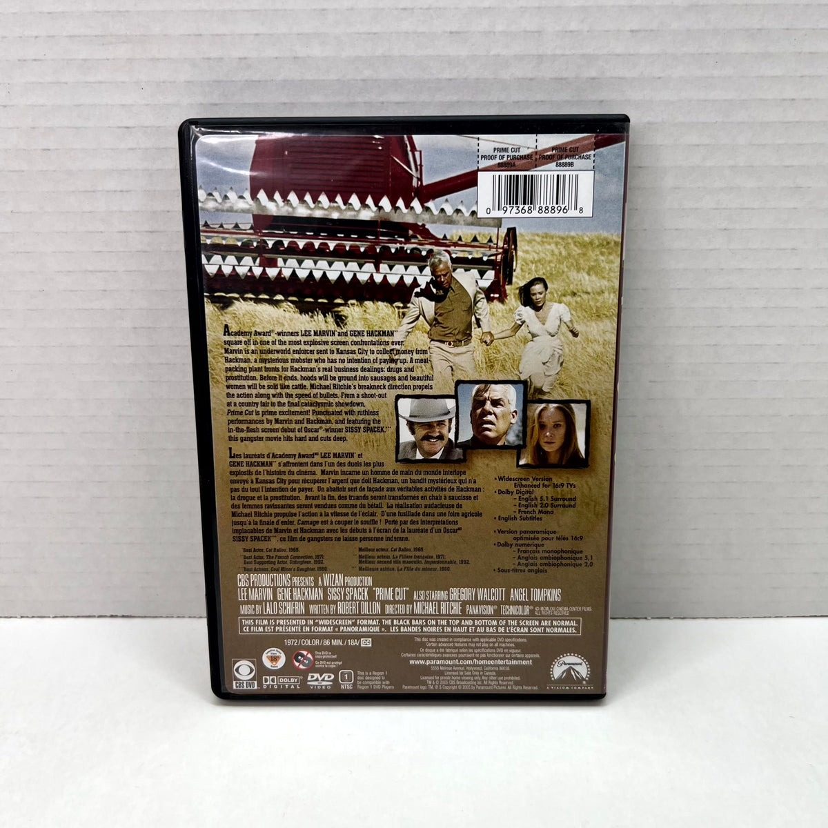 Back cover of Prime Cut [DVD]