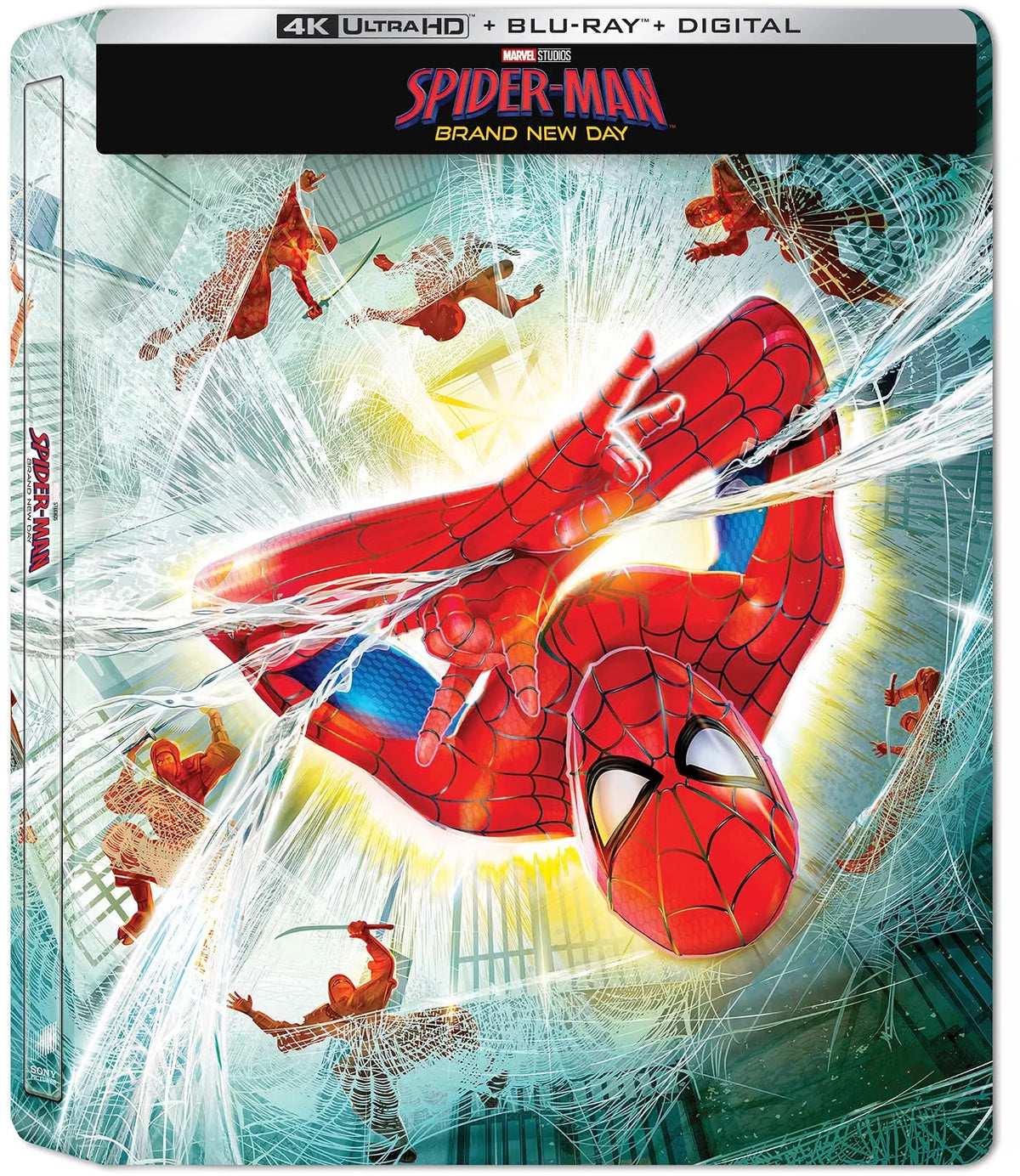 Front cover of Spider-Man: Brand New Day Limited Edition Steelbook [4K Ultra HD + Blu-ray]