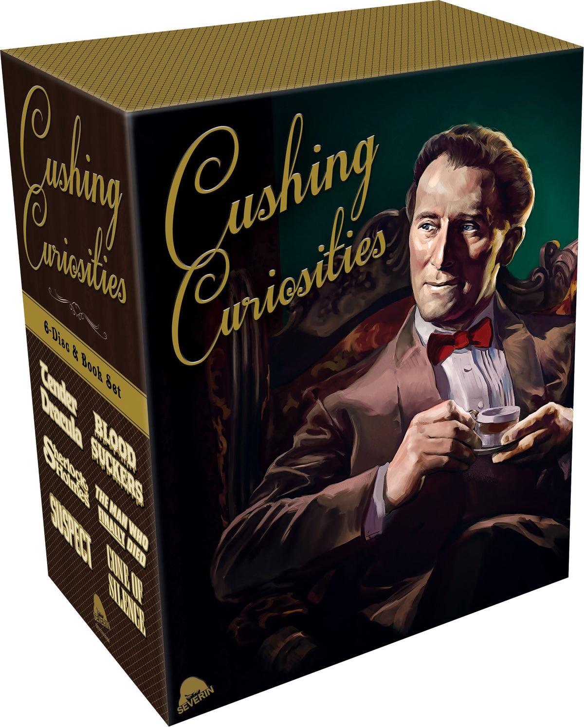 Box art of Cushing Curiosities [6 Disc Collection] [Blu-ray]