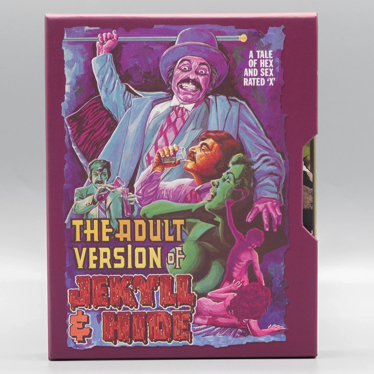 Front slipcase of Adult Version Of Jekyll & Hide + The Erotic Adventures of Zorro [Blu-ray Set]