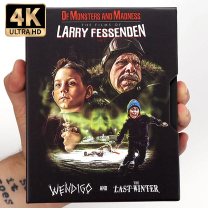 Front of hard slipcase of Films of Larry Fessenden: Volume 2 – Wendigo & The Last Winter [4K Ultra HD + Blu-ray]