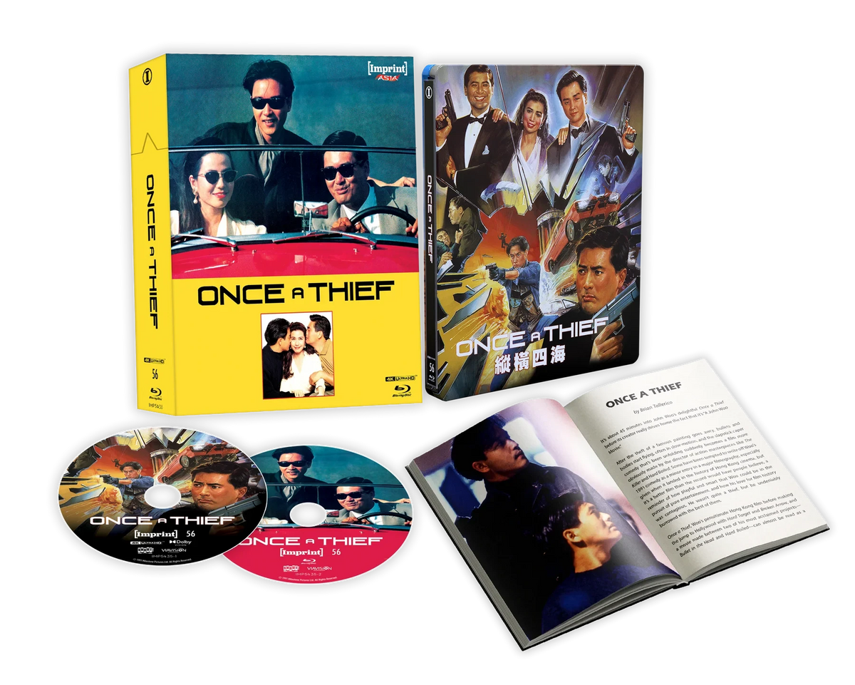 Box contents of Once A Thief Limited Edition Hardbox [4K Ultra HD + Blu-ray] (Australian Import)