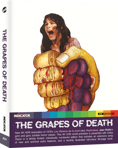 Front slipcase of The Grapes of Death Limited Edition (UK Import) [4K Ultra HD]