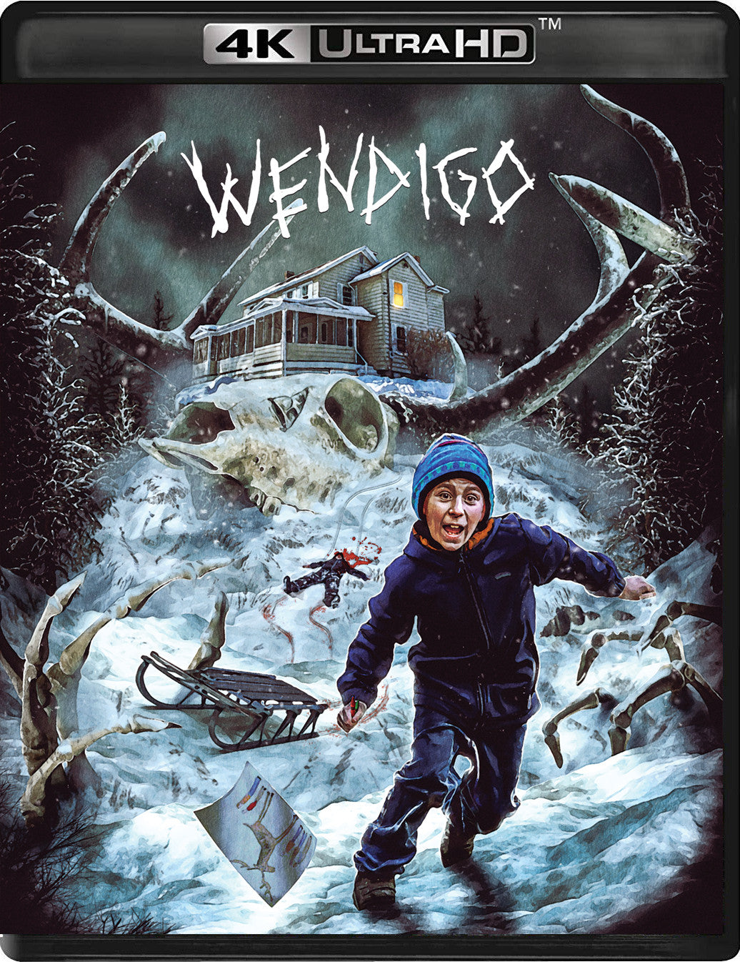 Included front slipcover 2 of Films of Larry Fessenden: Volume 2 – Wendigo & The Last Winter [4K Ultra HD + Blu-ray]