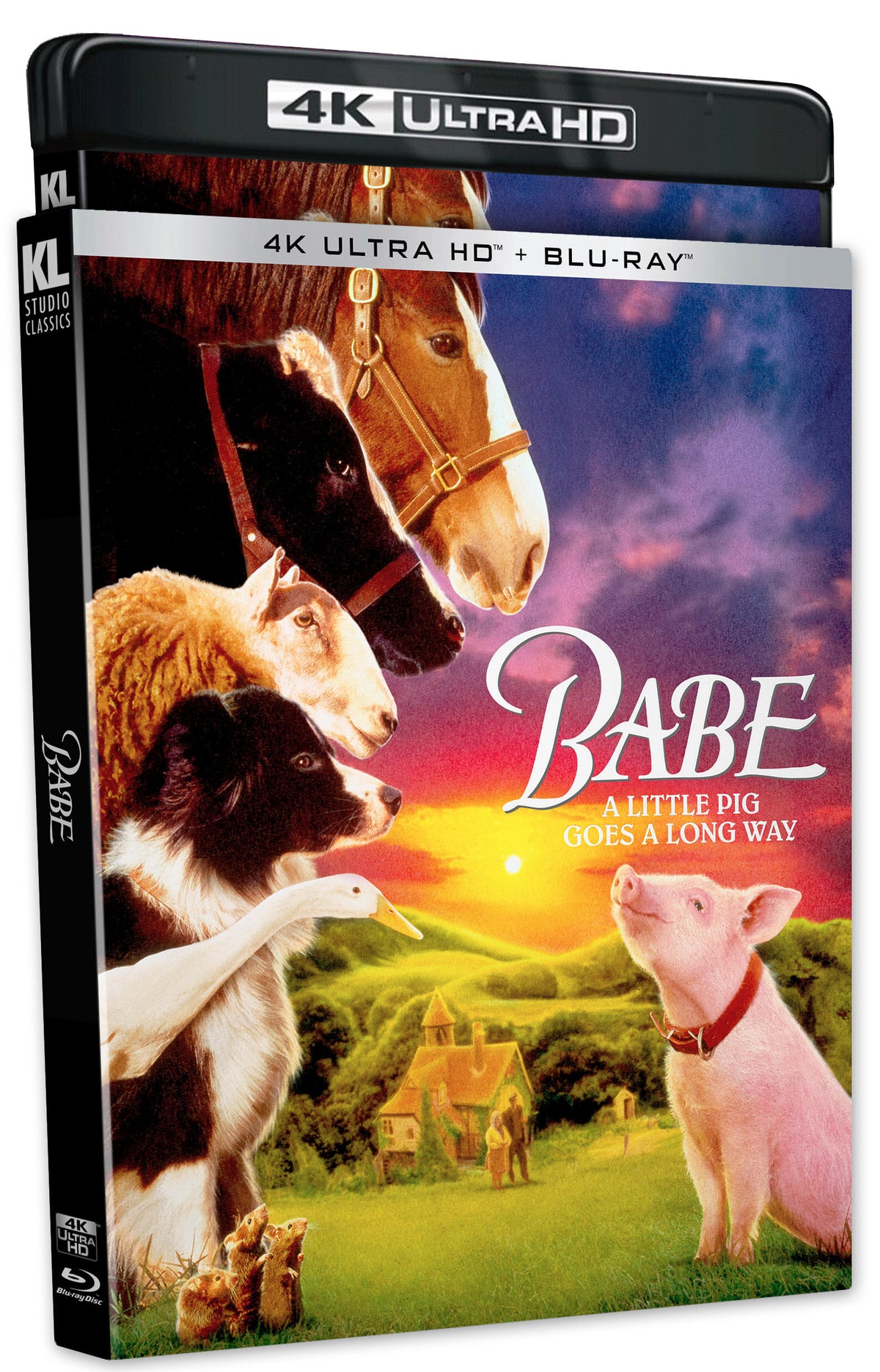 Front slipcover of Babe [4K Ultra HD + Blu-ray]