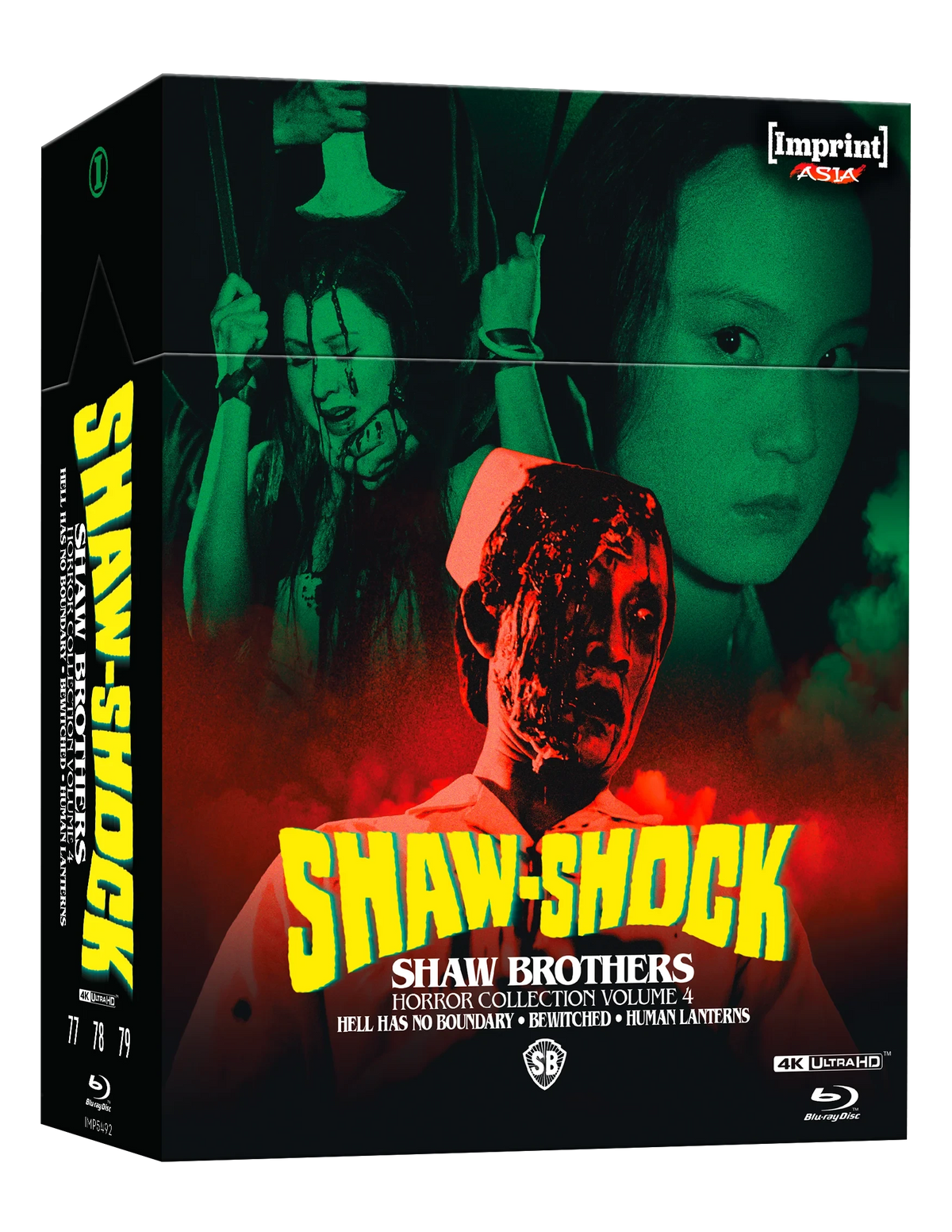Front cover of Shaw-Shock: Shaw Brothers Horror Collection Volume 4 Limited Edition Hardbox [4K Ultra HD + Blu-ray] (Australian Import)