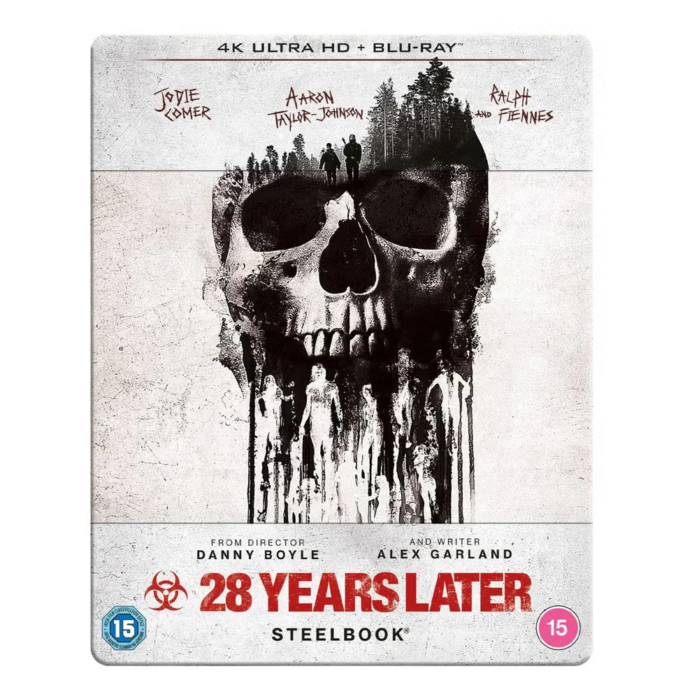 Front cover of 28 Years Later Limited Edition Steelbook (UK Import) [4K Ultra HD + Region B Blu-ray]
