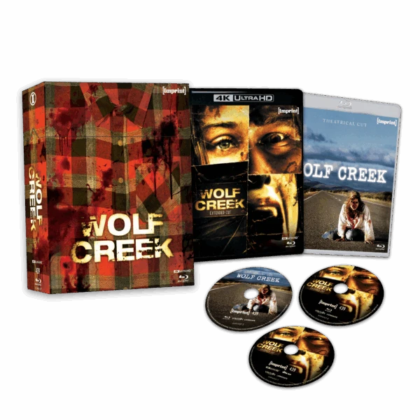 Box contents of Wolf Creek (2005) Limited Edition Hardbox [4K Ultra HD + Blu-ray] (Australian Import)