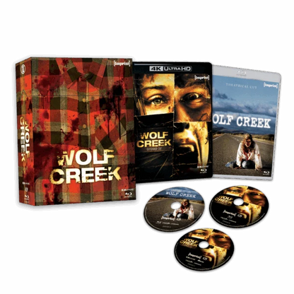 Box contents of Wolf Creek (2005) Limited Edition Hardbox [4K Ultra HD + Blu-ray] (Australian Import)
