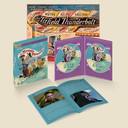 Box contents of The Titfield Thunderbolt Limited Edition (UK Import) [4K Ultra HD + Region B Blu-ray]
