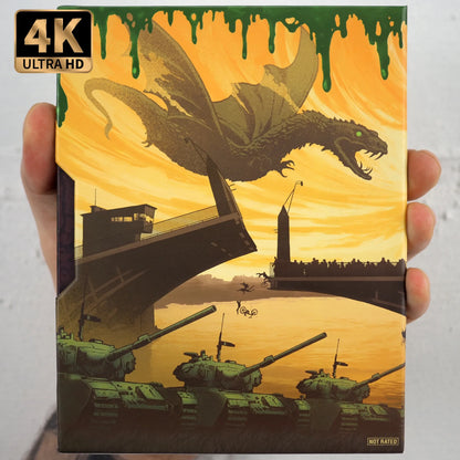 Back slipcase of Reptilicus [4K Ultra HD + Blu-ray Set]