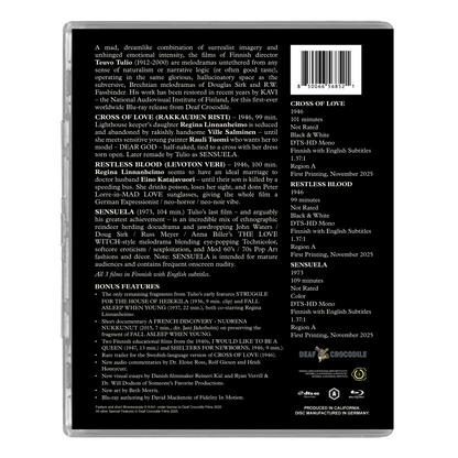 Back case of 3x Teuvo Tulio Deluxe Limited Edition [Blu-ray]