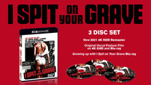 Box contents of I Spit on Your Grave (Limited Edition) [4K Ultra HD + Blu-ray]
