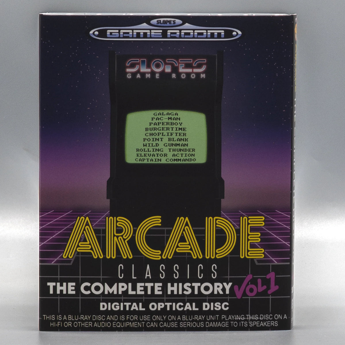 Front cover of Slopes Game Room: Arcade Classics the Complete History Vol. 1 [Blu-ray]
