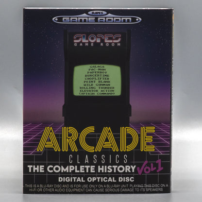 Front cover of Slopes Game Room: Arcade Classics the Complete History Vol. 1 [Blu-ray]