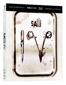 Front cover of Saw IV (2007) Limited Edition Lenticular Hardcase [4K Ultra HD + Blu-ray] (Australian Import)