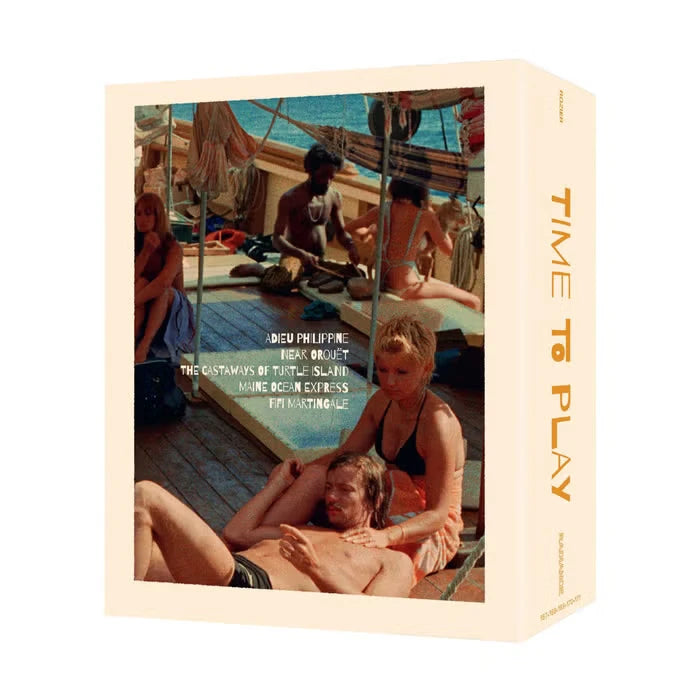 Back cover  of Time to Play: Films by Jacques Rozier Limited Edition [Region B Blu-ray Set] (UK Import)