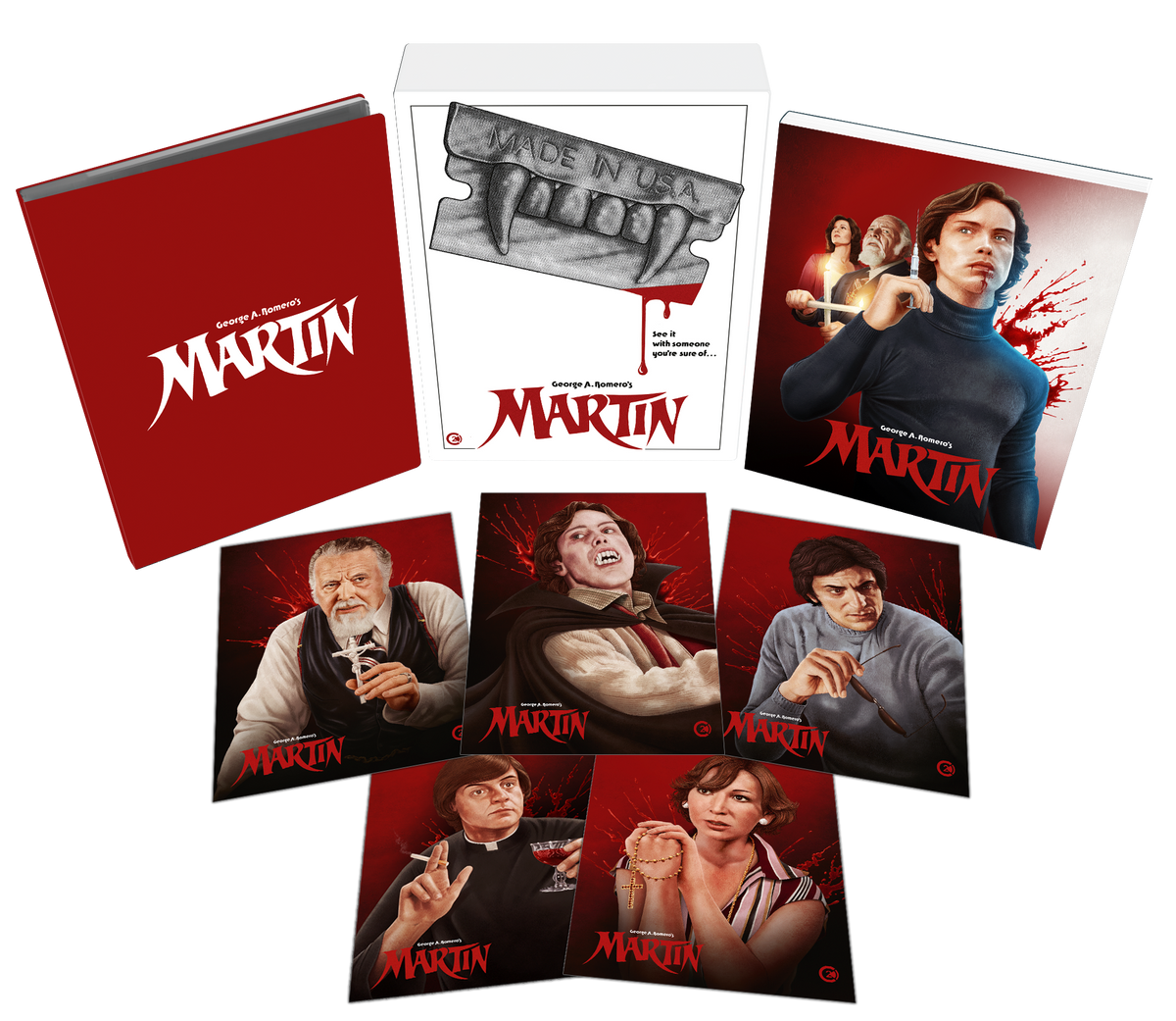 Box contents of Martin Limited Edition (UK Import) [4K Ultra HD + Region B Blu-ray]