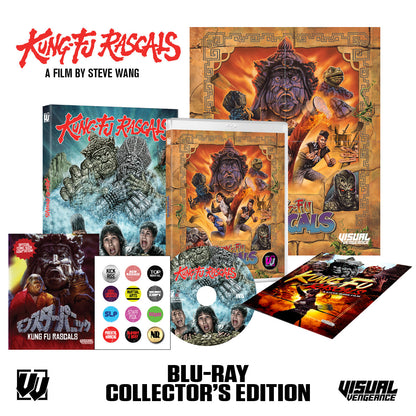 Box contents of Kung Fu Rascals [Visual Vengeance Collector's Edition] [Blu-ray]