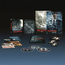 Box contents of Inception Collector's Edition Steelbook (UK Import) [4K Ultra HD + Blu-ray]